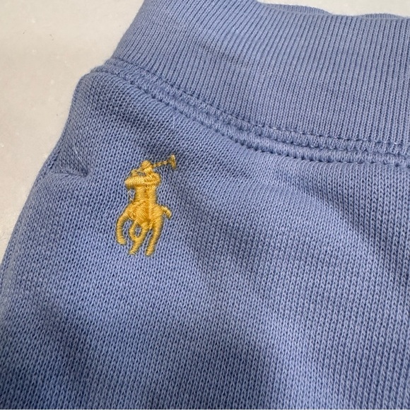 NWT Polo Ralph Lauren Unisex Kids Fleece light blue Sweatpants Pockets Sz 6 - Picture 4 of 12